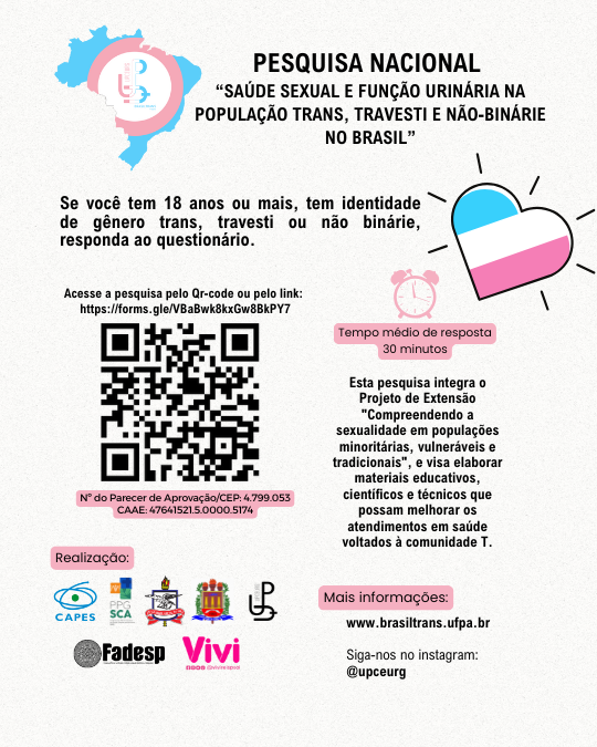 Participe do Projeto Brasil Trans: Responda ao nosso questionário